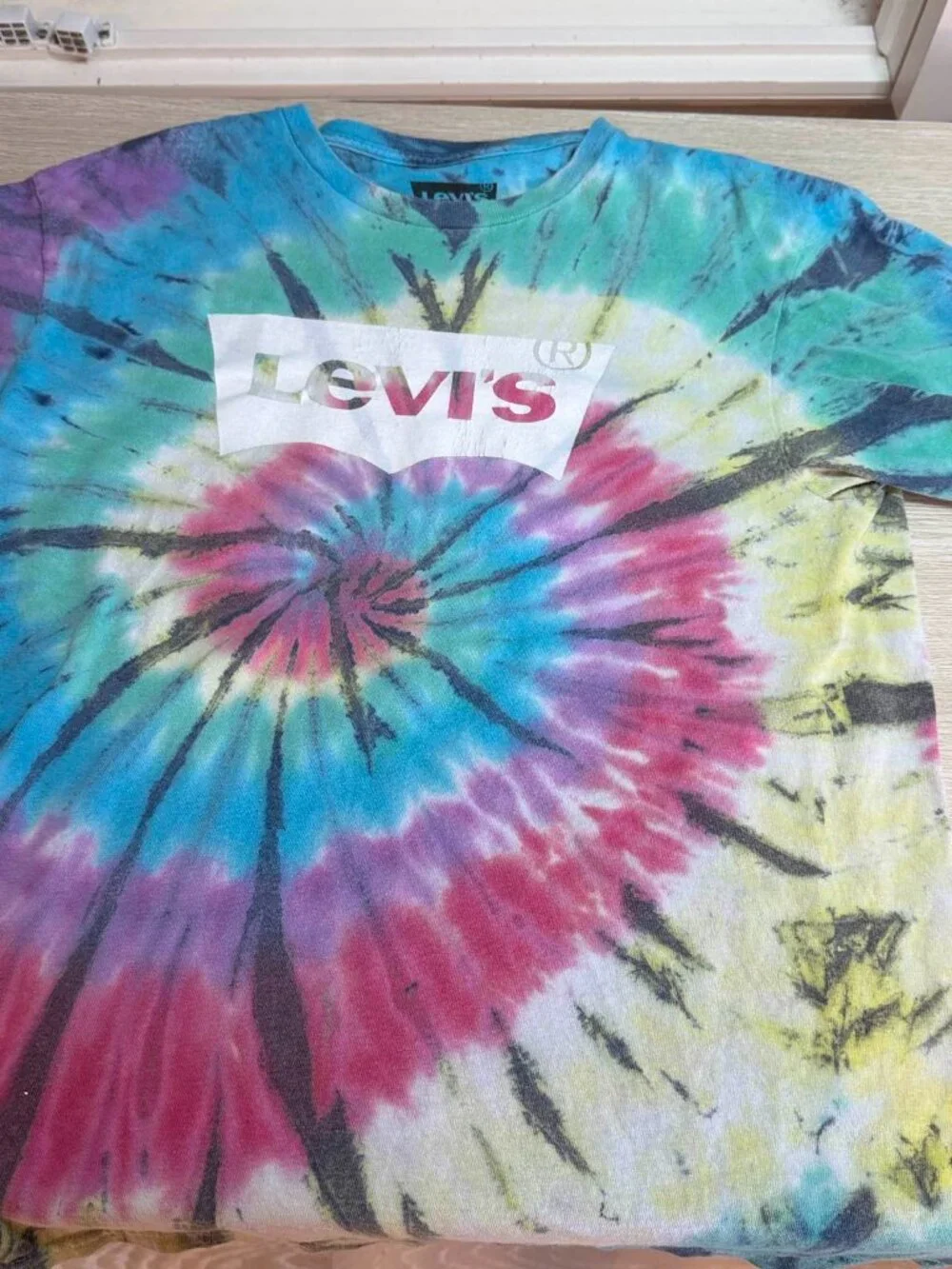 Levi's Men's Tie-Dye Logo T-Shirt Multicolor M